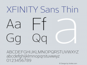 XFINITY Sans