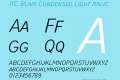 ITC Blair Condensed Light