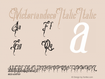 Victoriandeco Italic