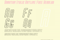 Houston Italic Outline Free