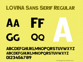 LOVINA Sans Serif