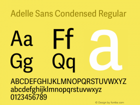 Adelle Sans Condensed