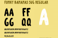 Funky Bananas SVG