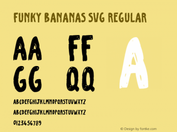 Funky Bananas SVG