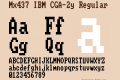 Mx437 IBM CGA-2y