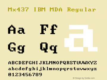 Mx437 IBM MDA