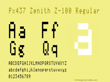 Px437 Zenith Z-100