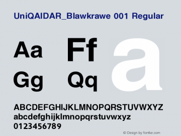 UniQAIDAR_Blawkrawe 001