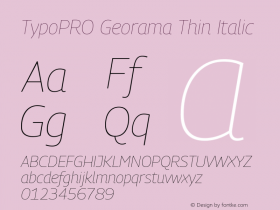 TypoPRO Georama