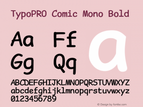 TypoPRO Comic Mono