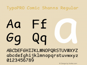 TypoPRO Comic Shanns