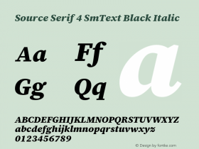 Source Serif 4 SmText