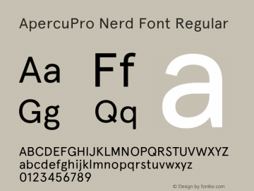 ApercuPro Nerd Font