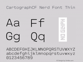 CartographCF Nerd Font