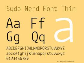 Sudo Nerd Font