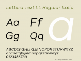 Lettera Text LL