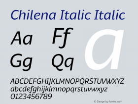 Chilena Italic