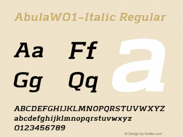 AbulaW01-Italic