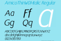 AmicoThinW01-Italic