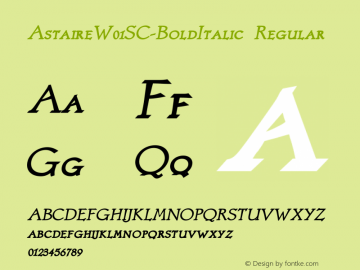 AstaireW01SC-BoldItalic