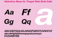 Helvetica Neue for Target Web