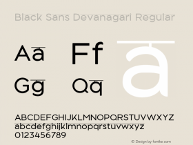 Black Sans Devanagari