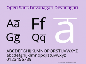 Open Sans Devanagari