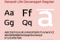 Renault Life Devanagari