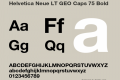 Helvetica Neue LT GEO Caps