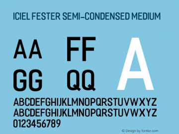 iCiel Fester Semi-Condensed