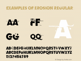 Examples of erosion