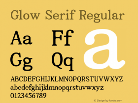 Glow Serif