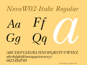 NevaW02-Italic