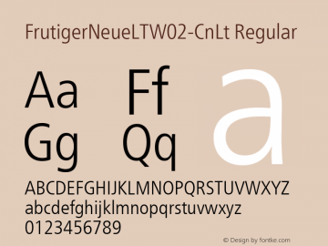 FrutigerNeueLTW02-CnLt