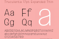 Truculenta 17pt Expanded