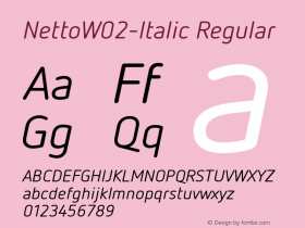 NettoW02-Italic