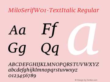 MiloSerifW01-TextItalic