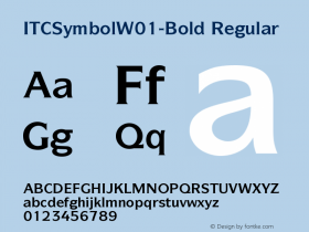 ITCSymbolW01-Bold