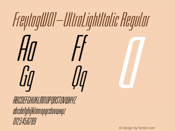 FreytagW01-UltraLightItalic