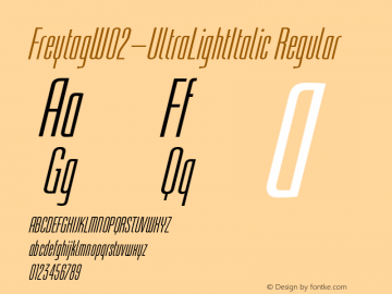 FreytagW02-UltraLightItalic