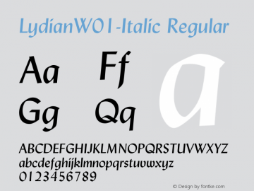 LydianW01-Italic