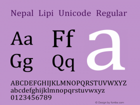 Nepal Lipi Unicode