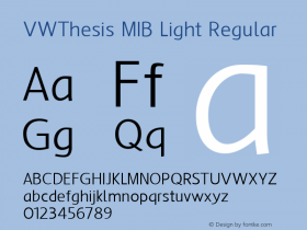 VWThesis MIB Light