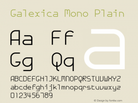 Galexica Mono