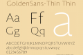 GoldenSans-Thin