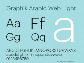 Graphik Arabic Web