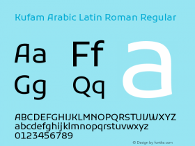 Kufam Arabic Latin Roman