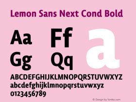 Lemon Sans Next Cond