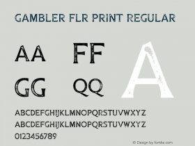 Gambler Flr Print