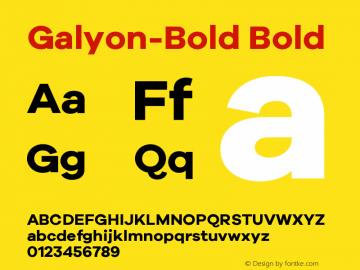 Galyon-Bold